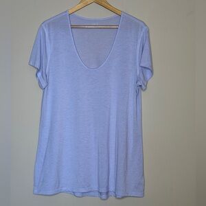 Old Navy Light Purple Short Sleeve Long Tee XL Tall